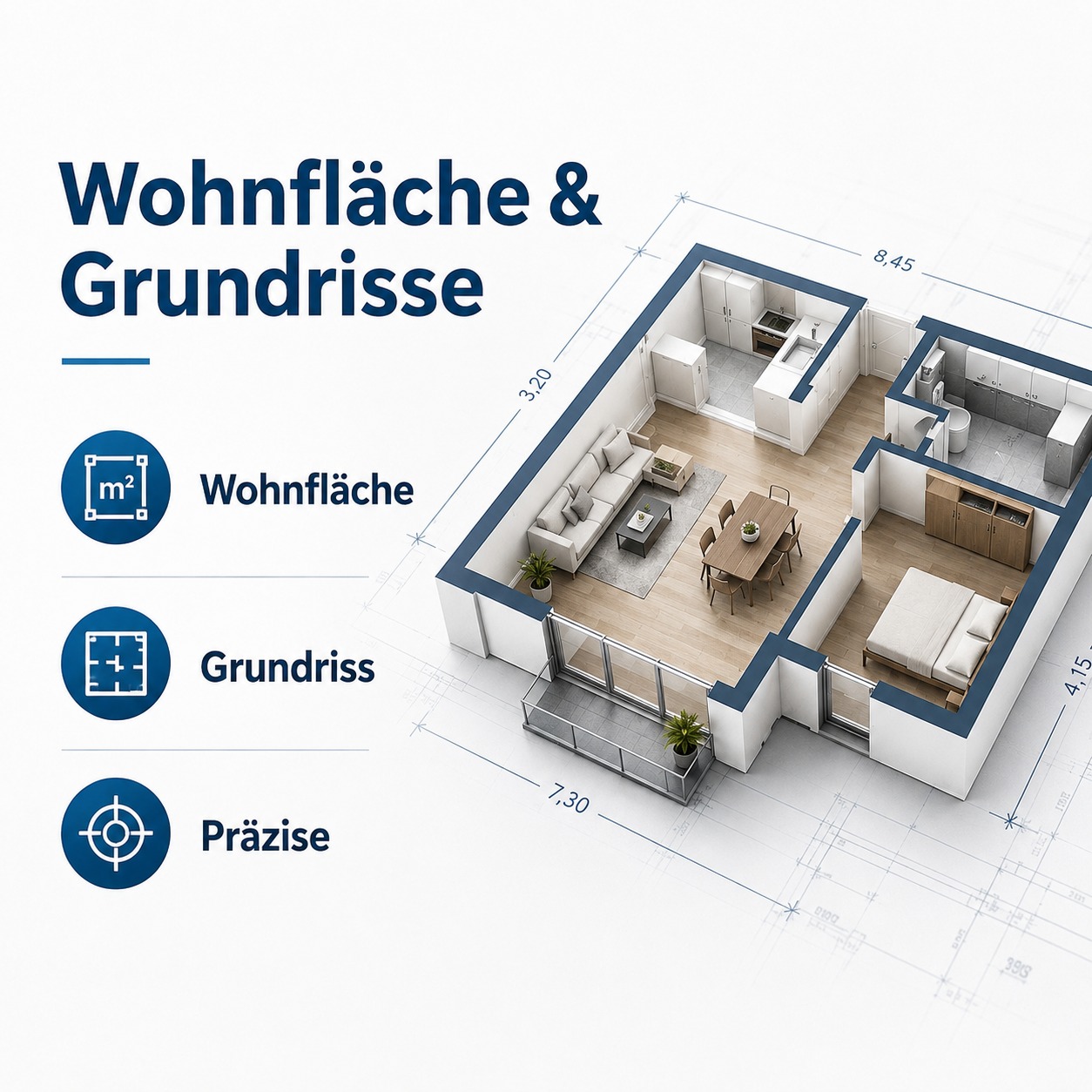 Wohnfläche & Grundrisse 2026: Warum belastbare Flächenangaben wichtiger sind denn je